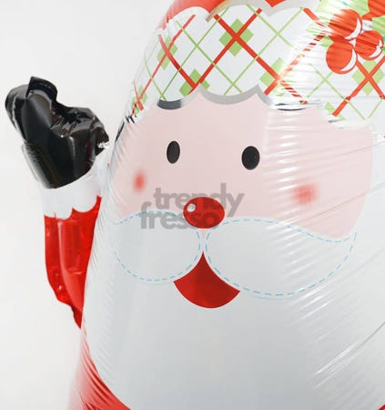 [트렌디프레소협력사]데이슬롯 은박 산타풍선 주니어쉐입 소품 크리스마스집꾸미기