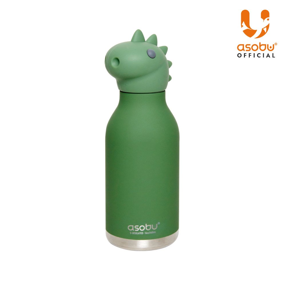 아소부 스테인레스 보온보냉 캐릭터 텀블러 베스티 460ml, 디노 - 메인 이미지
