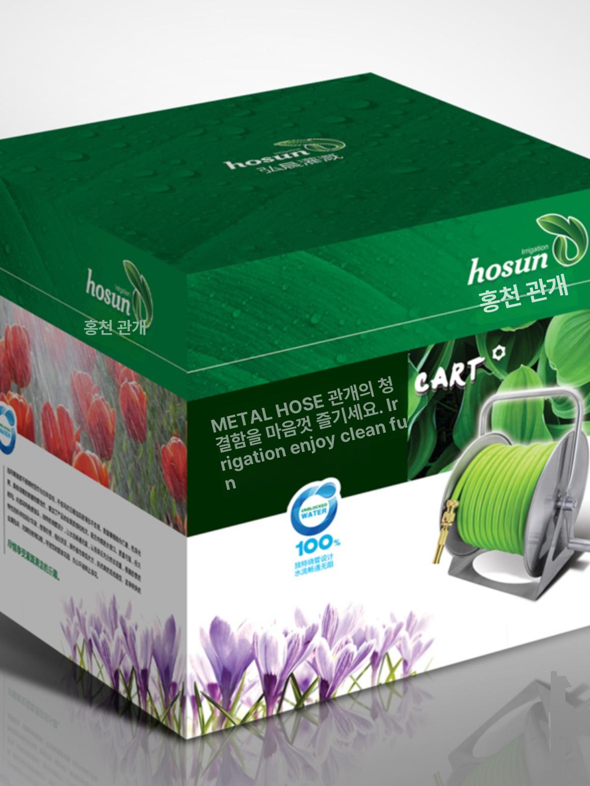 스텐 호스릴 정원 물호스 감개 스테인레스 벽걸이 농업용 - 상세 이미지 5