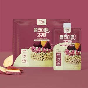 플라이밀 단백질 쉐이크 파우치 고구마, 45g, 7개 맛있게 먹은 솔직 후기 - 상품 이미지 1