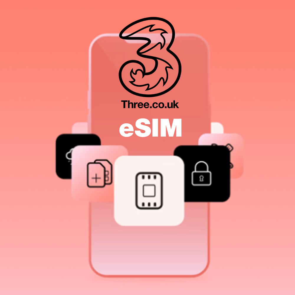 유럽 쓰리 Three 5G 전화번호 제공 이심 24시간 즉시발송 eSim e심 30일 - 상품 이미지