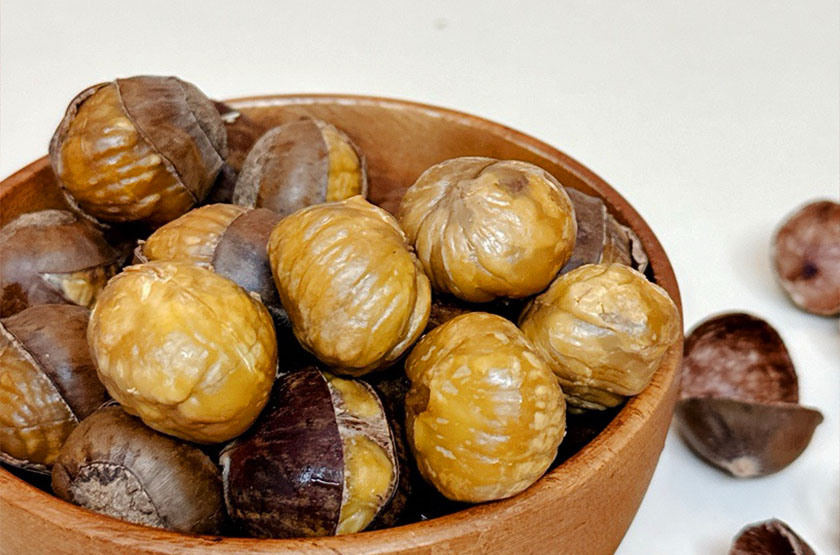 올리온 톡까먹는 밤의여왕 약단밤 에어프라이어 군밤 맛 밤 칼집 단밤 알밤 500g, 3개 - 상세 이미지 3