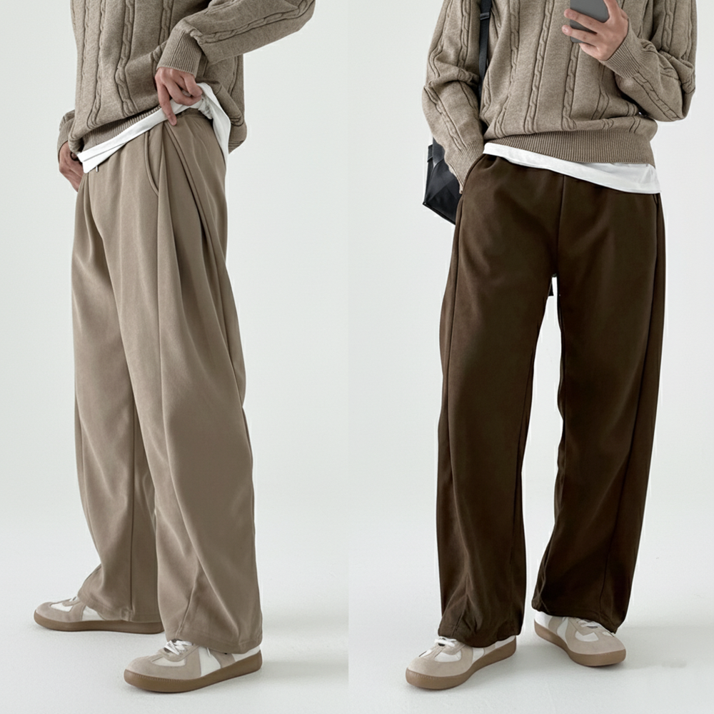 1+1 남성골덴바지 남성코듀로이팬츠 남자와이드팬츠 제품 이미지