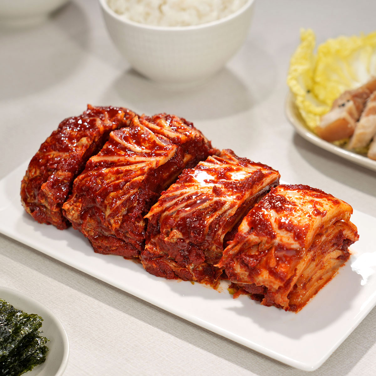 셰프애찬 실비김치 500g 매운 실비 포기김치 이미지 2