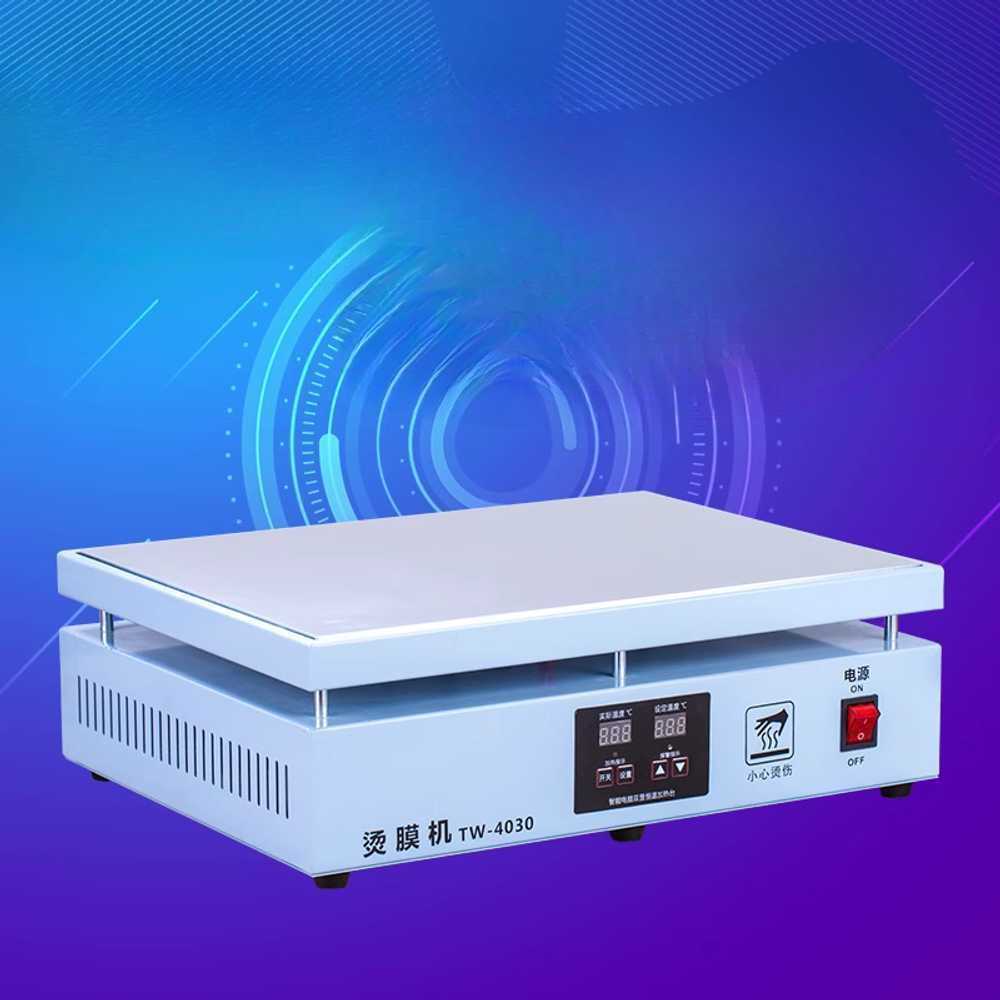 리워크 핫플레이트 기판 수리용 PCB 예열 납땜 장비 TW-2020 화이트 - 상세 이미지 4