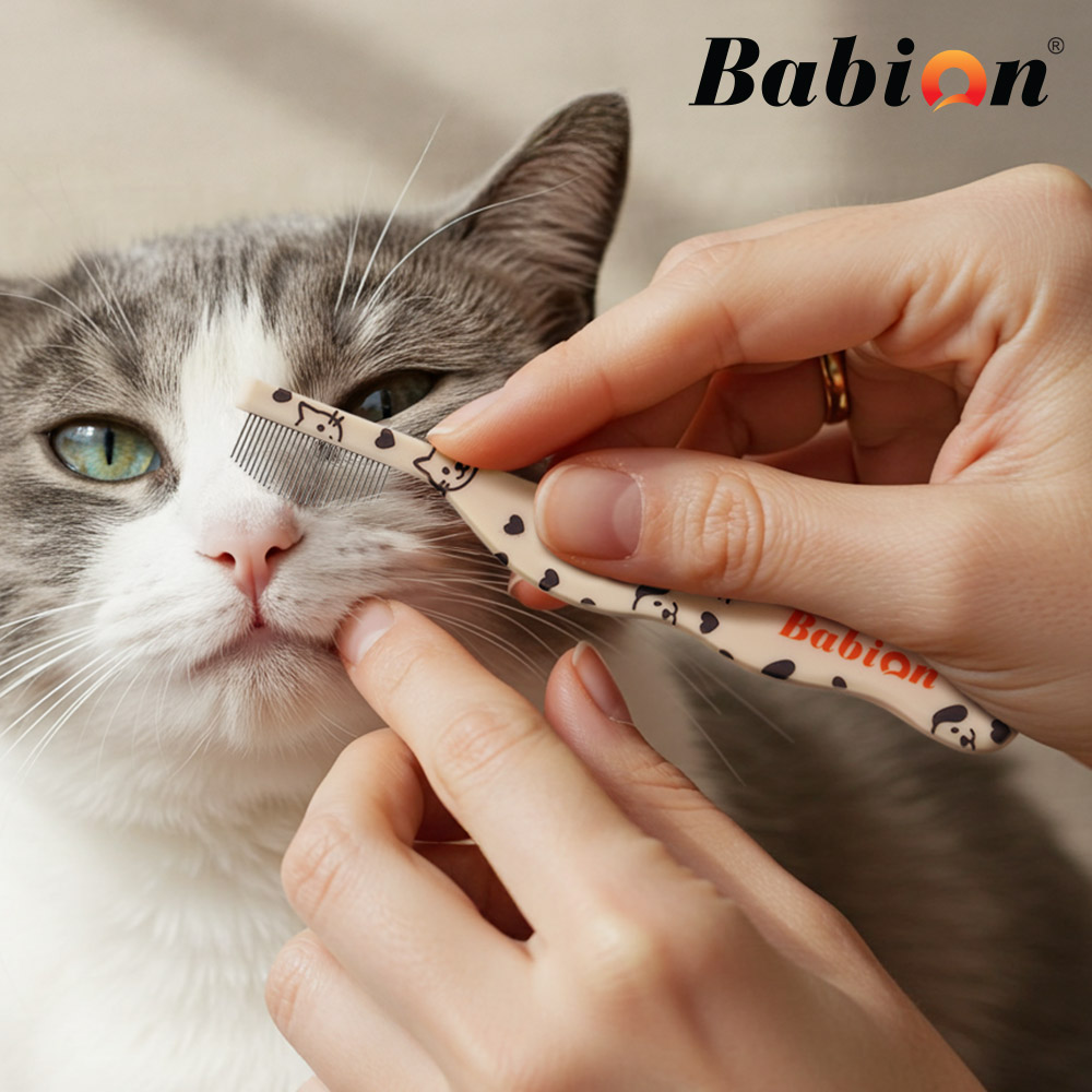 바비온 미니미 페이스콤 152R 강아지 고양이 토끼 햄스터 눈꼽빗 참빗 얼굴빗 브러쉬