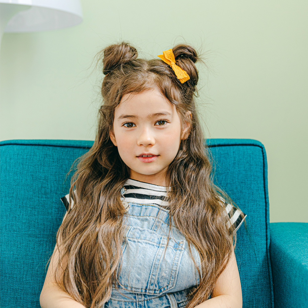 채니봉봉 보니 레이스 집게핀 유아헤어핀 - 상품 이미지