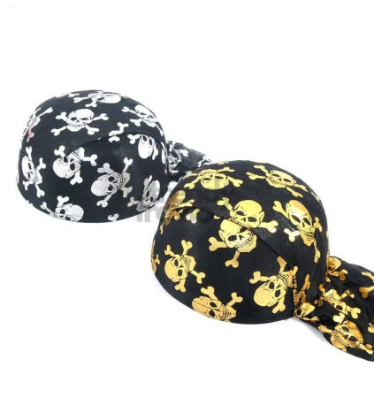 [트렌디프레소협력사]데이슬롯 해적 모자 프린팅형 할로윈용 할로윈파티 해골