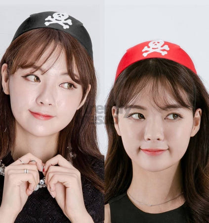 [트렌디프레소협력사]데이슬롯 해적 두건 모자 공연용 축제 파티모자 할로윈파티