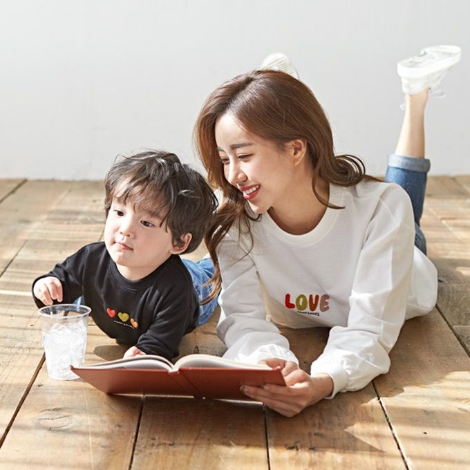 여행 대가족사진의상 돌촬영 패밀리룩 칠순환갑 신호등 반팔 맨투맨 패밀리 19C01 - 상세 이미지 5