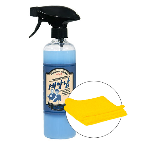 세알남 퀵디테일러 500ml + 다용도타월 2매입 세트 세정 광택 코팅제 - 상품 이미지