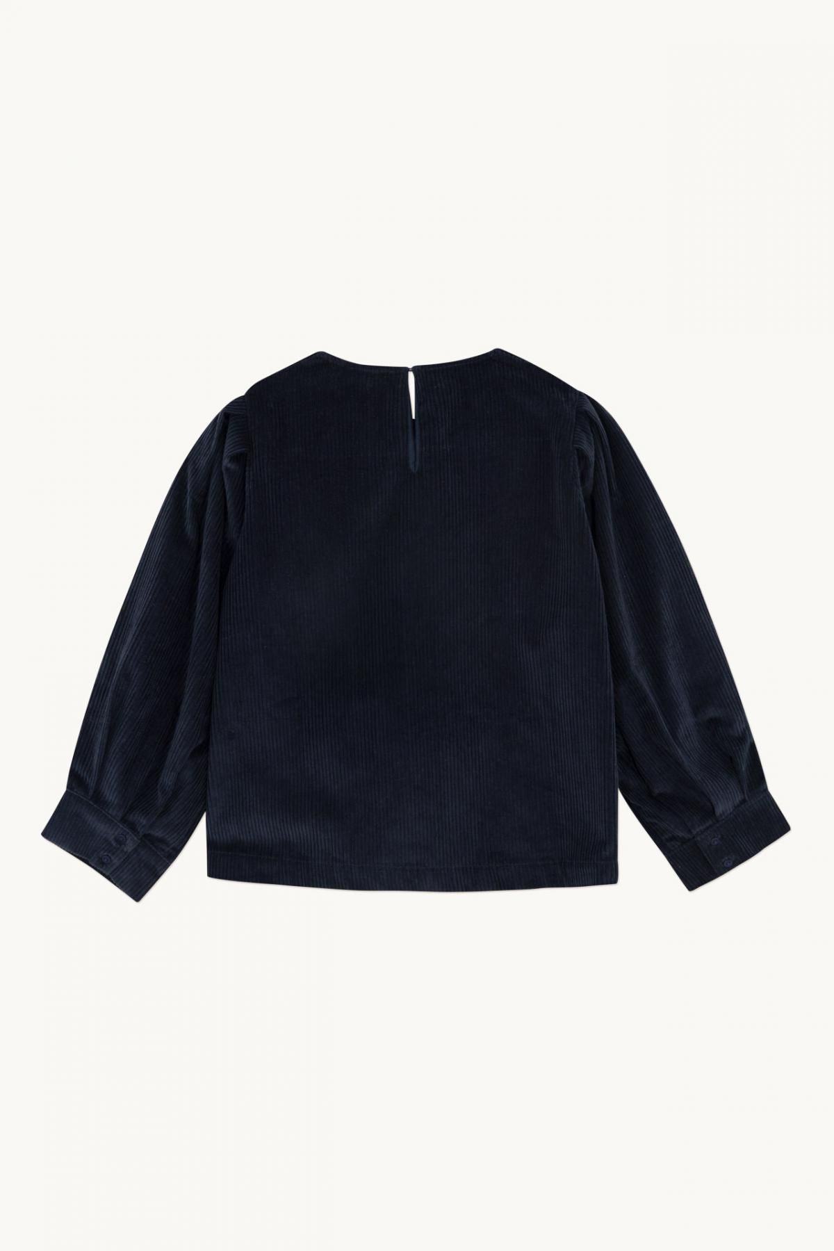 타이니코튼 코듀로이 네이비 루즈핏 블라우스 AW23-601-K29 LIGHT NAVY - 상세 이미지 2