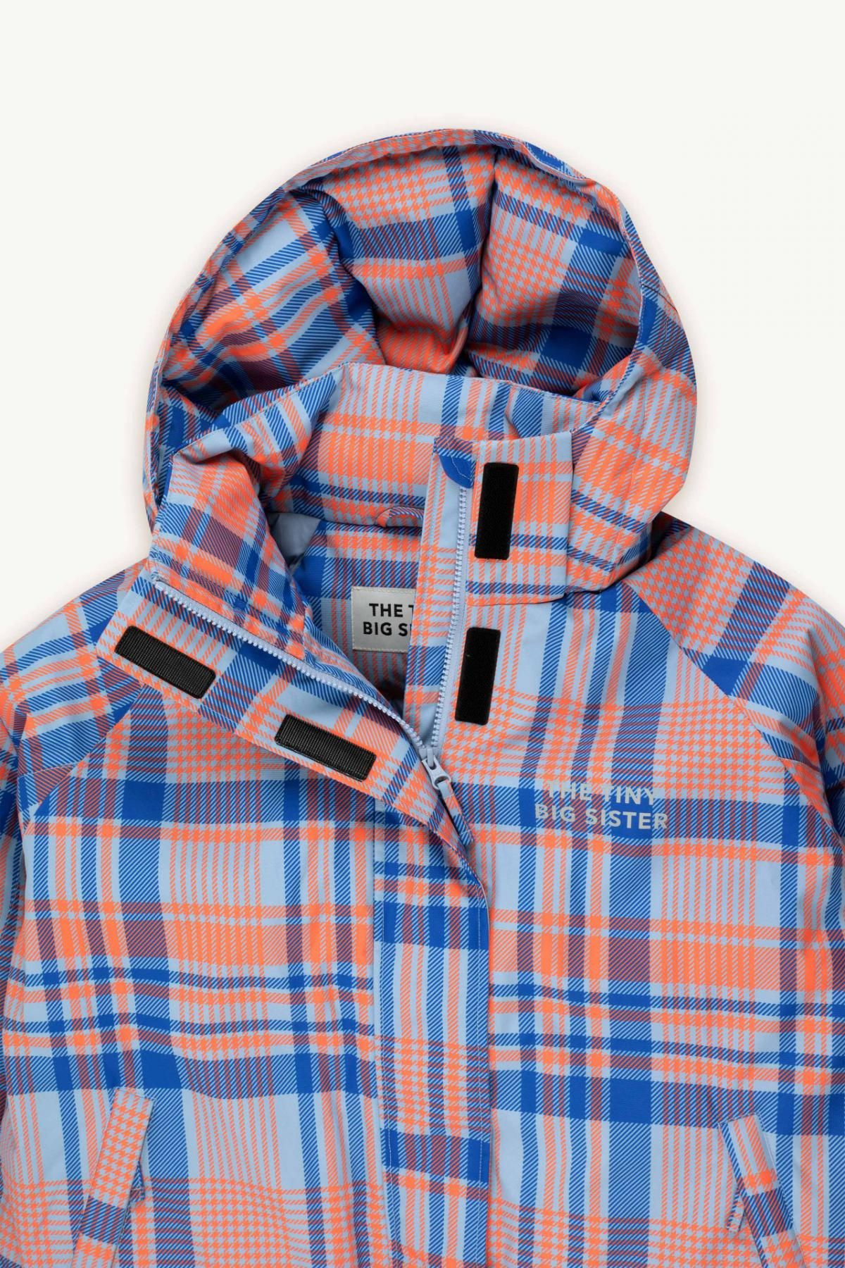 타이니코튼 체크 패턴 방수 후드 자켓 AW23-744-M26 ONE COLOR - 상세 이미지 3