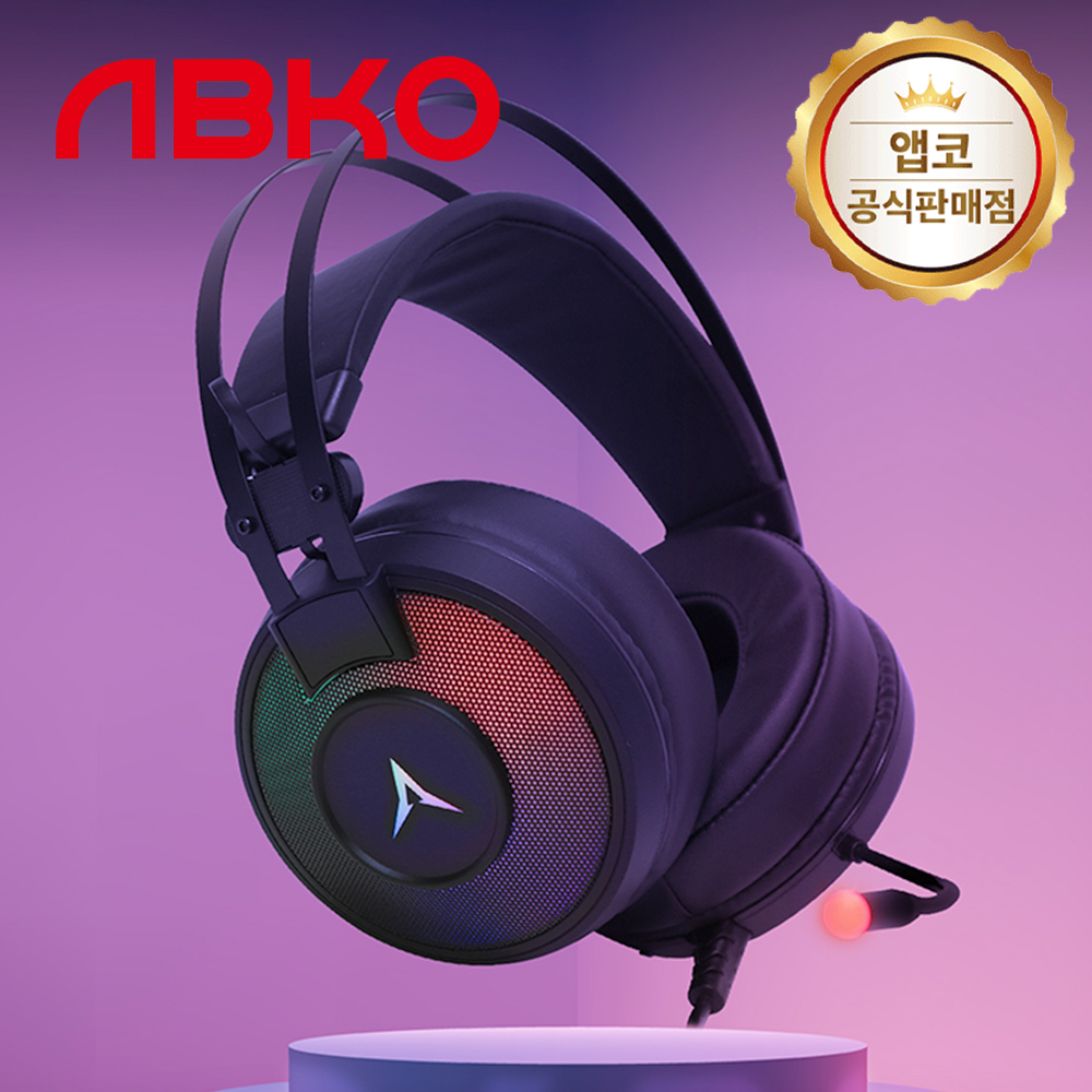 앱코 G600 가상 7.1 RGB 게이밍 헤드셋 - 상품 이미지