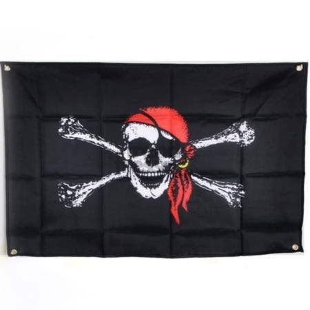 [트렌디프레소협력사]데이슬롯 해적 현수막 소형 가랜드 파티용품 할로윈파티