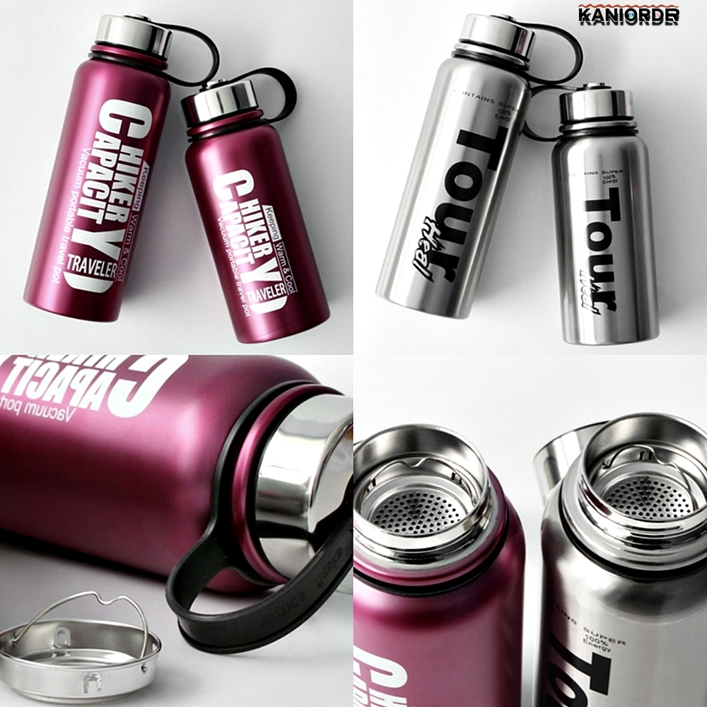 거름망 텀블러 보온 보냉병 차망 텀블러 등산 물통 휴대용 스텐 마호병 770ml - 상품 이미지