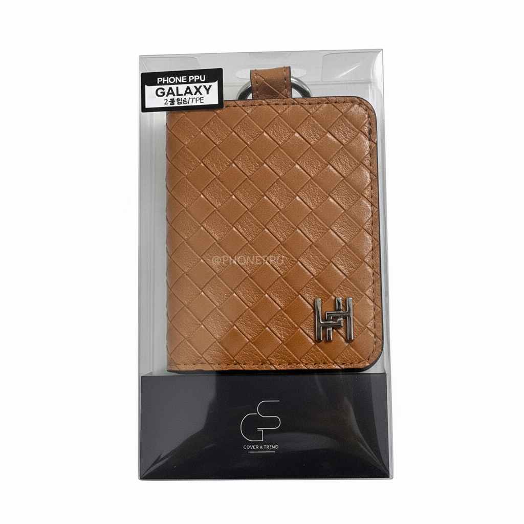 [RAFFINE] 라피네 로마 케이스 GS 카멜브라운, 갤럭시Z플립7 FE F761 - 상품 이미지