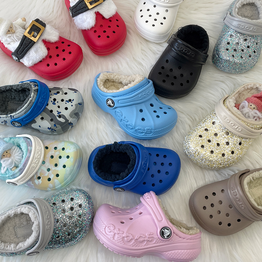 크록스 키즈 털신 바야 라인드 토들러 겨울 어린이 털슬리퍼 샌들