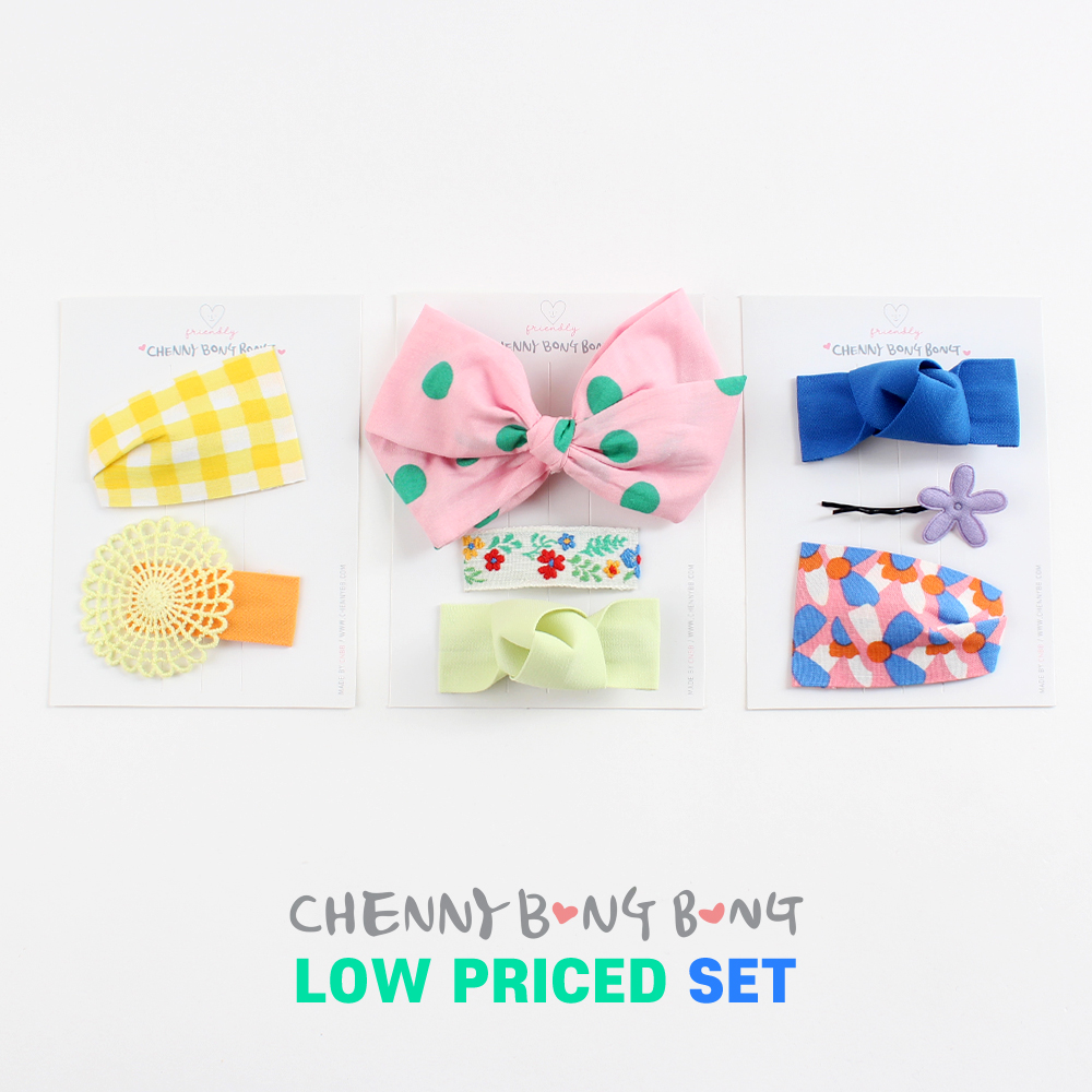 구성 좋은 머리핀 세트 유아 여아 아기 똑딱 집게 헤어핀 선물