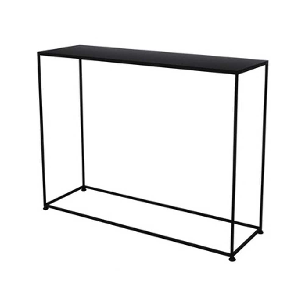 철제 콘솔 슬림 거실 폭좁은 복도 얇은 틈새 사이드 100x25x80cm - 상품 이미지