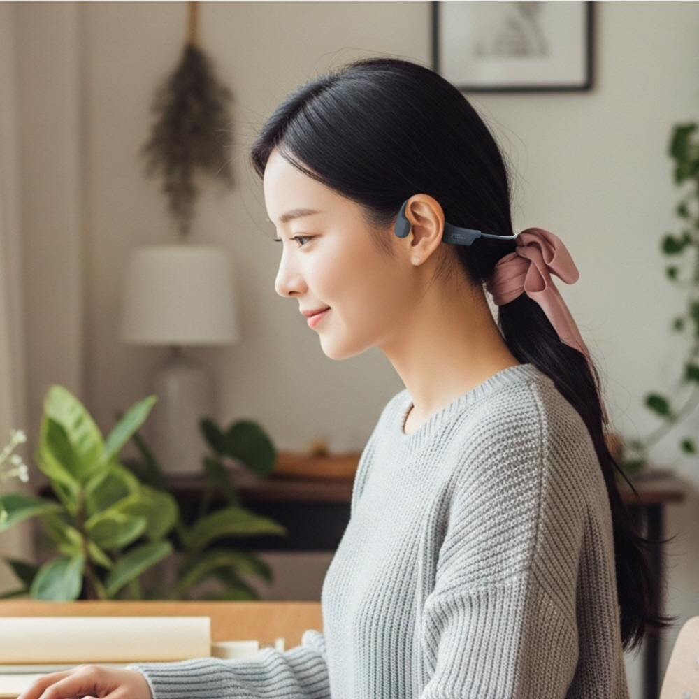 가볍고 편안한 착용감 강력한 저음 방수 무선 골전도 블루투스 이어폰 피스넷 프리본프로 / 25년 11월 시즌2 출시