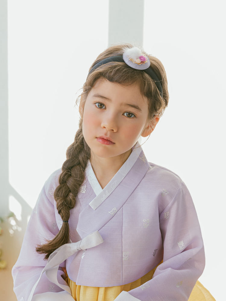 채니봉봉 밍크 도담 한복 머리띠 유아헤어밴드 - 상세 이미지 2