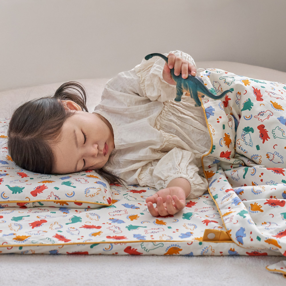 슬립스파 주니어 라텍스 아기 어린이집 낮잠이불세트 방수가방 분리형