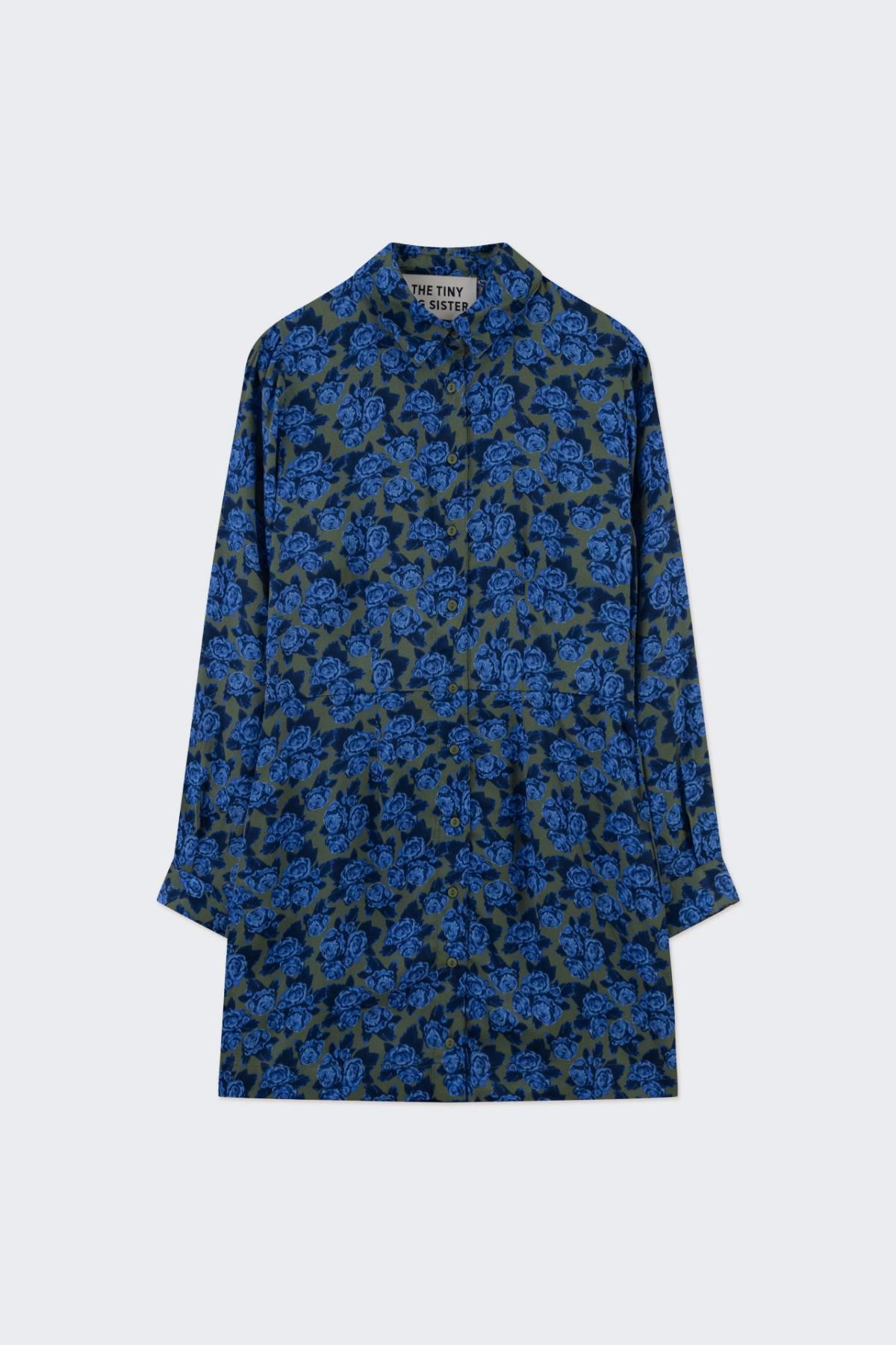 타이니코튼 플라워 패턴 미니 원피스 AW24-615P08 ONE COLOR - 상품 이미지