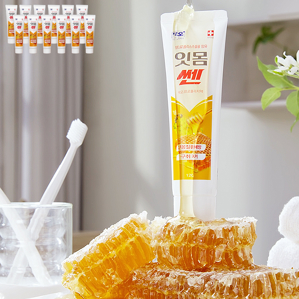 잇몸쎈 프로폴리 치약 1세트 자일리톨 100% 호주산 프로폴리스 잇몸치약 입냄새 꿀 제품 이미지