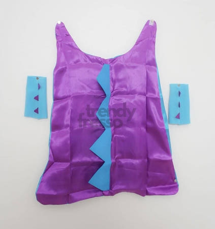 [트렌디프레소협력사]데이슬롯 드래곤 망토 아동 퍼플 할로윈 유치원 파티