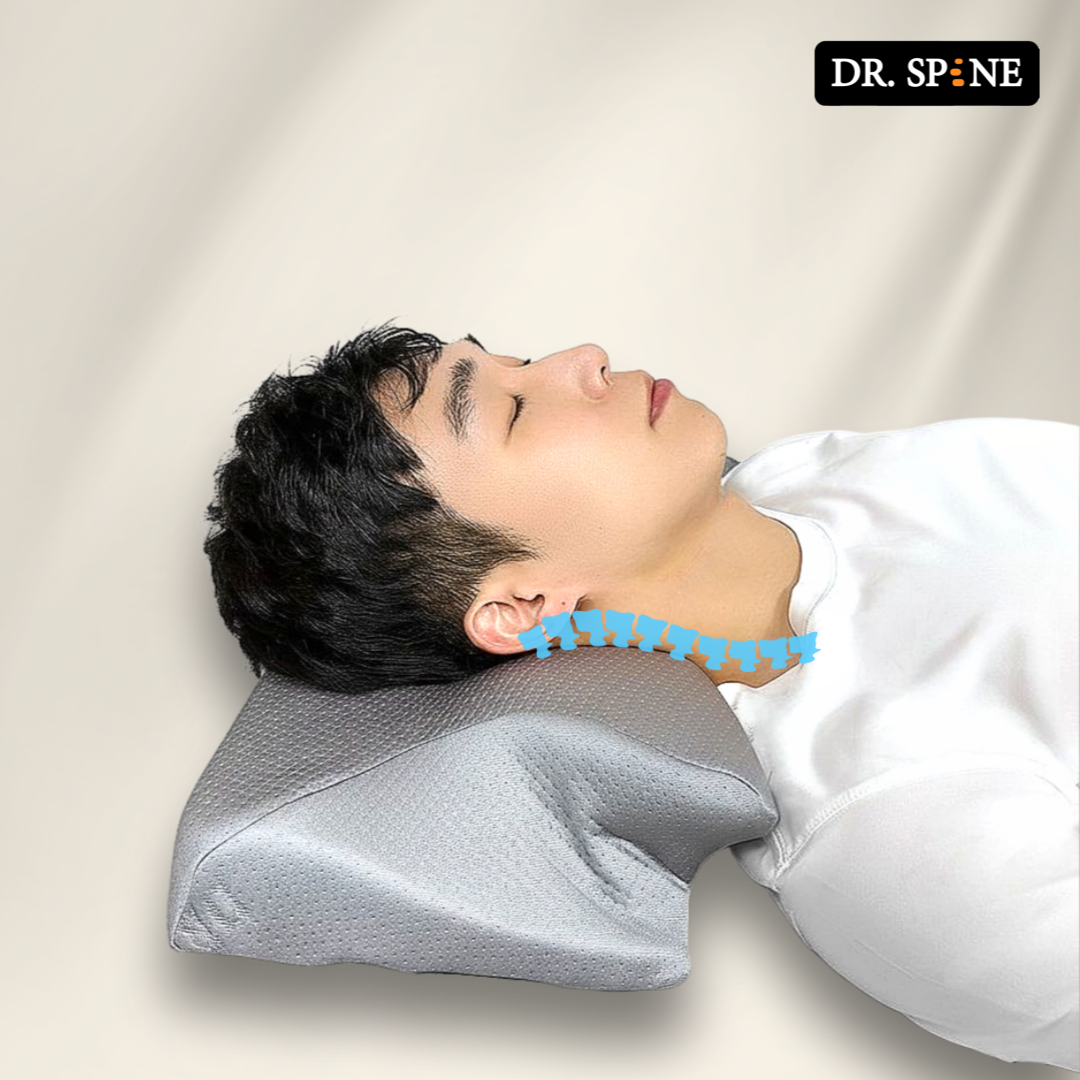 닥터스파인 경추베개 거북목 일자목 목디스크 옆으로자는 옆잠 코골이 숙면 배게 S