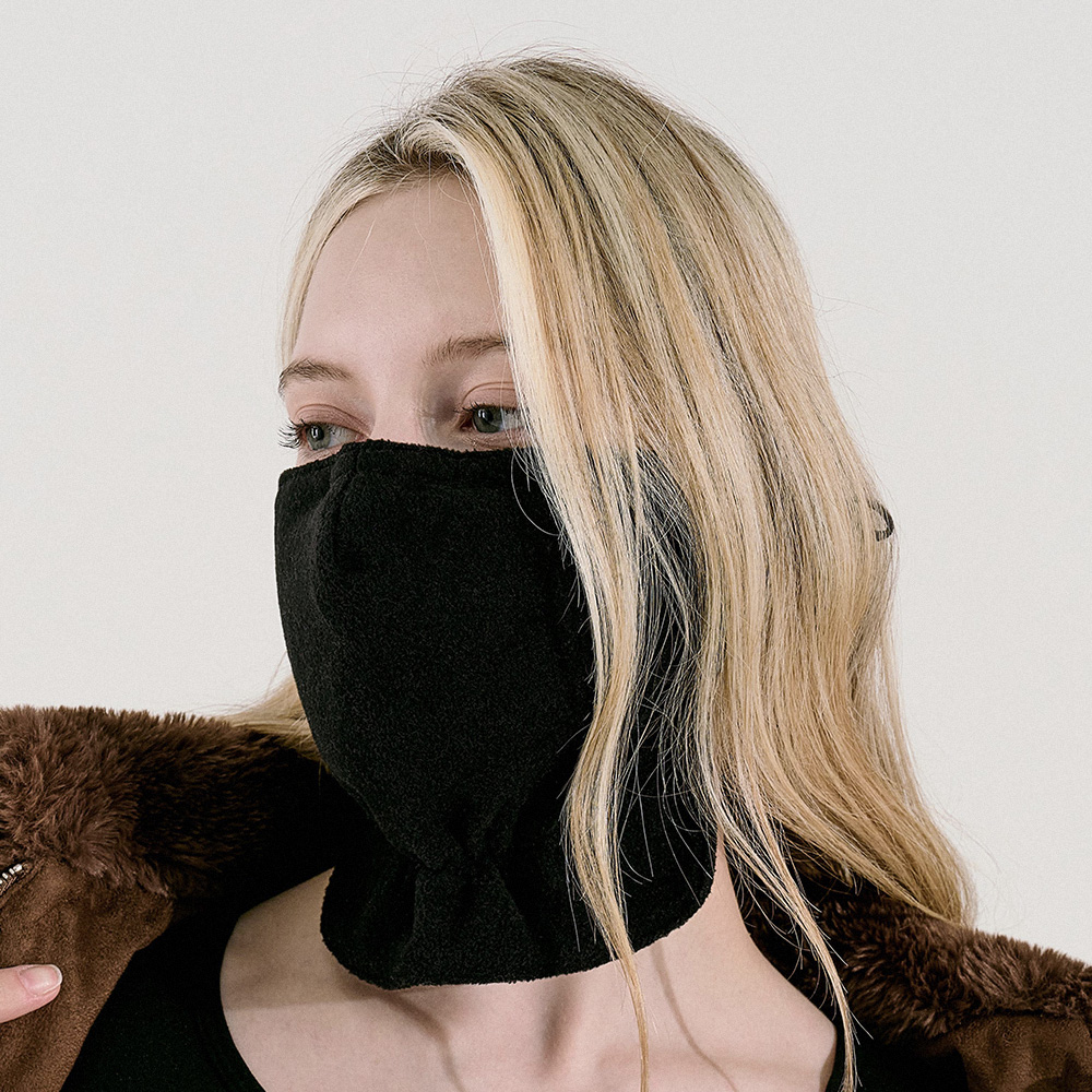 베일리화이트 방한 골프 마스크 양털 넥워머 겨울 등산 스키 안면 기모 파크 여성 남성