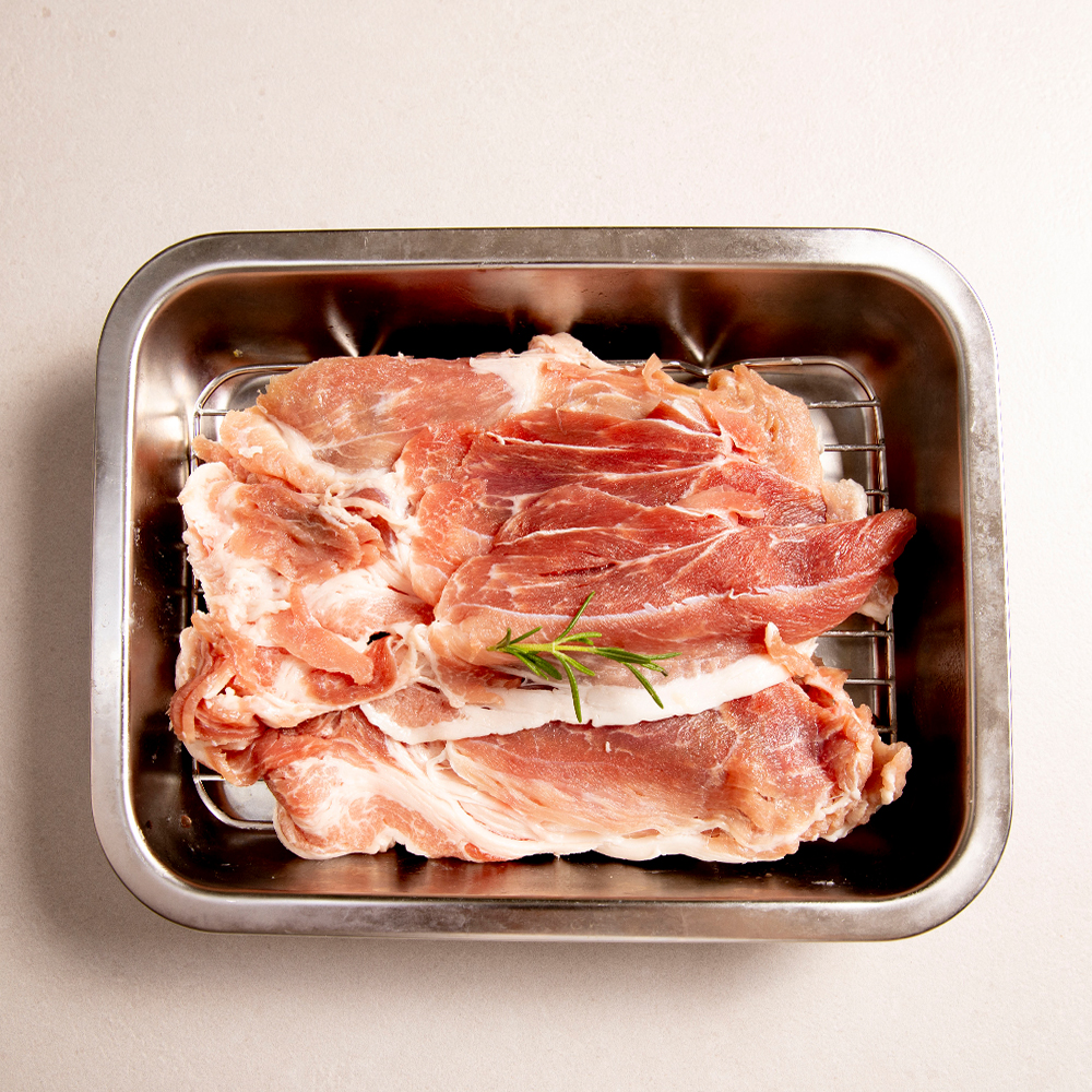 삼겹살 한돈 보성녹돈 냉동 삼겹살 앞다리살 뒷다리살 1kg 녹차발효 캠핑 국내산 진공포장 - 상세 이미지 3