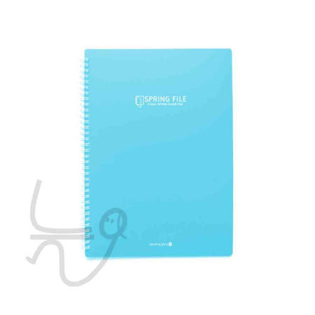 [늘WAYS협력사]늘ways 모닝글로리 K컬러 스프링 클리어화일 40P 민트 클리어파일 A4파일