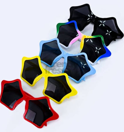 [트렌디프레소협력사]데이슬롯 별모양 안경 인생네컷 파티용품 꾸미기 생일용품