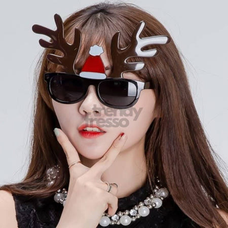 [트렌디프레소협력사]데이슬롯 루돌프 산타안경 파티용품