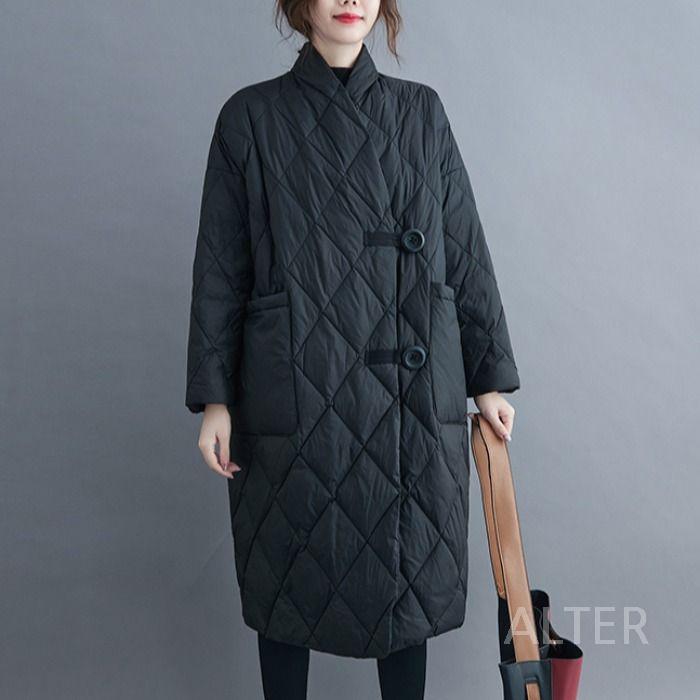여자 생활 한복 퓨전 법복 퀼팅 어른 개량 절복 누빔 아이보리 L (50~65kg) - 상세 이미지 2