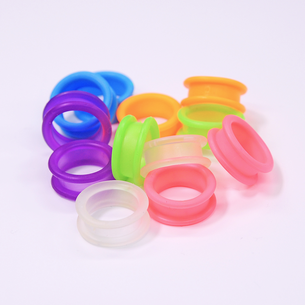 밤돌이네 컬러 실리콘 미용 가위링 실리콘링 고무링 12P 1세트 이미지 3