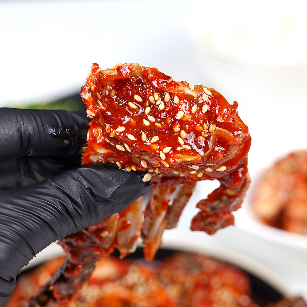 [오늘신선] 국내산 재료100% 양념게장 꽃게무침 매운 전라도식 1kg~2kg - 상세 이미지 5