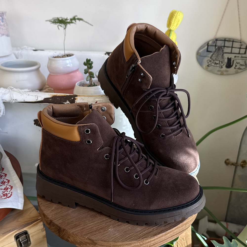 5cm 스웨이드 하이커 워커