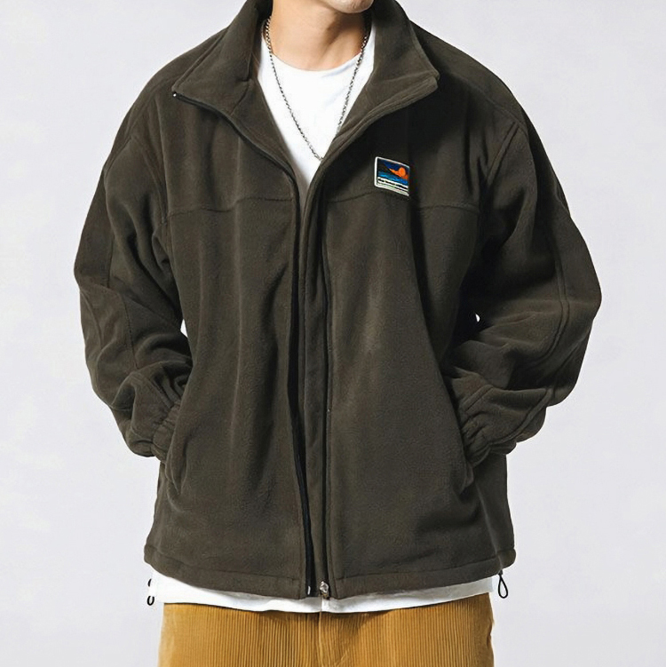 남자 플리스 집업 하이넥 잠바 가을 겨울 2XL 3XL - 상세 이미지 3