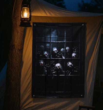 [트렌디프레소협력사]데이슬롯 할로윈 현수막 리얼좀비 할로윈용품 호러현수막