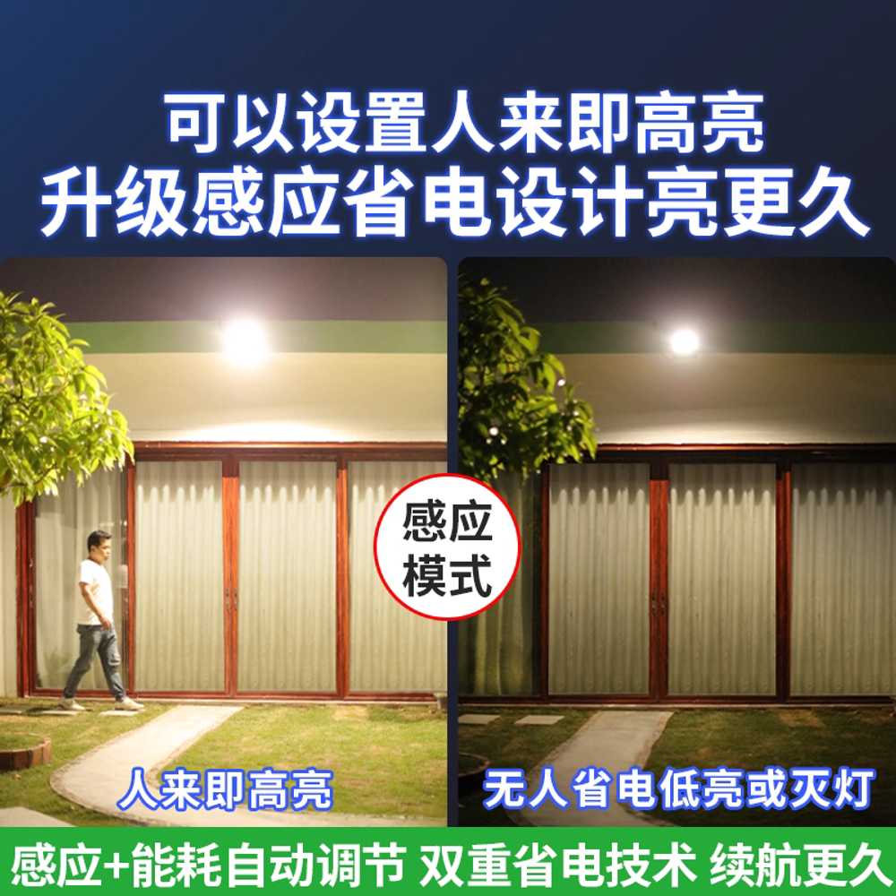 태양광 투광등 벽부등 가로등 겸용 야외 부착형 경관 백색 조명 일체형 - 상세 이미지 3