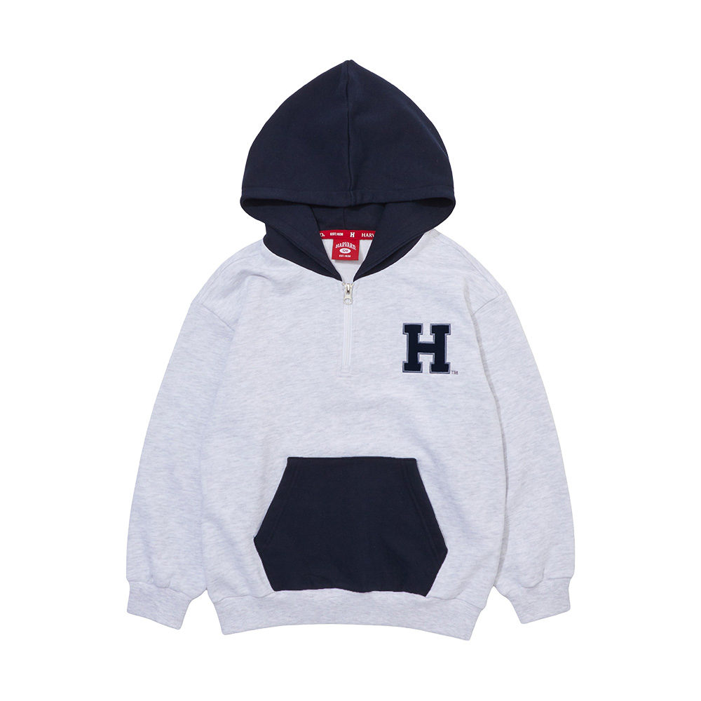 하버드키즈 데일리 하프 집업 후디 B5F013 - 상세 이미지 3