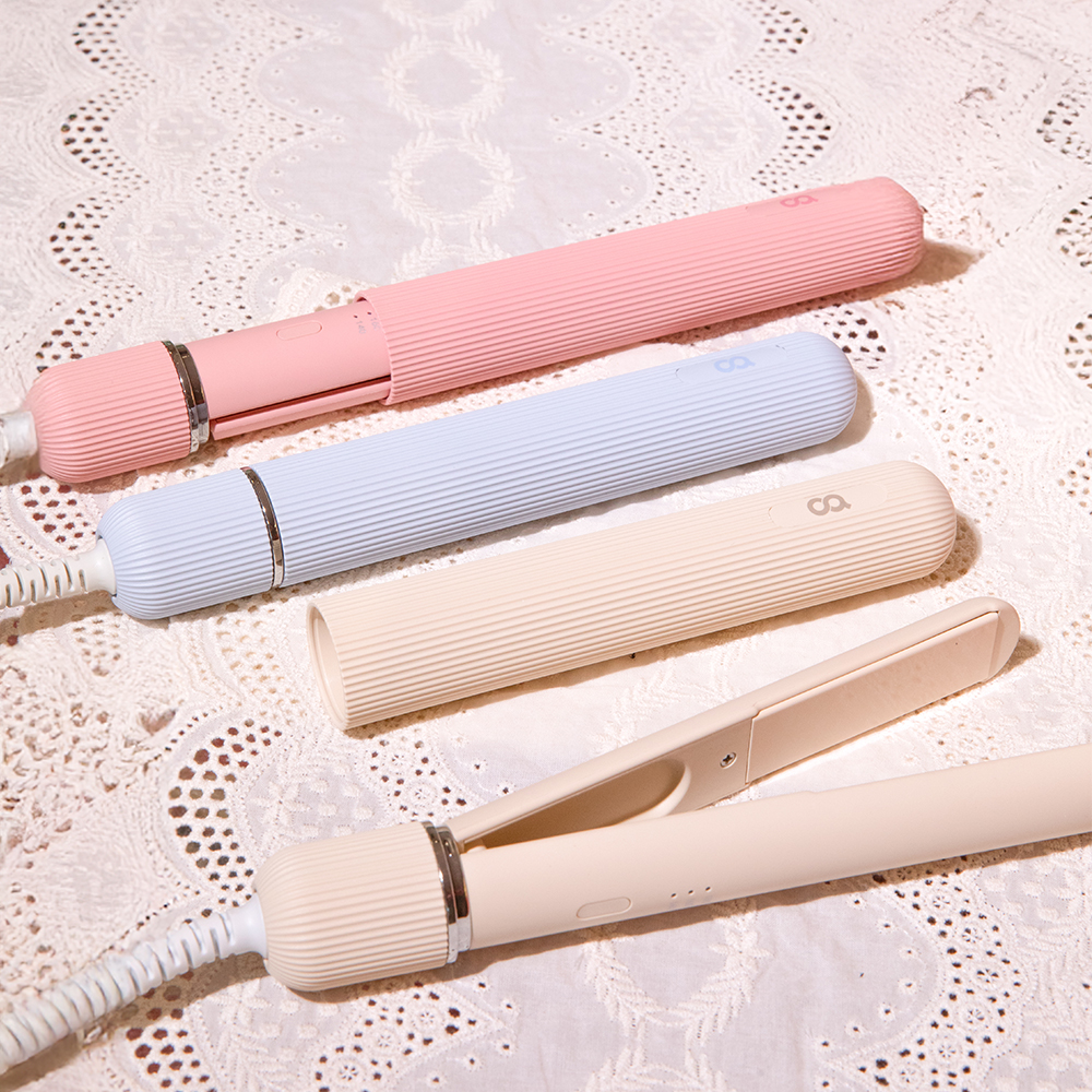 오아 미니핏 휴대용 미니  고데기 프리볼트 여행용 앞머리 헤어 볼륨 고대기