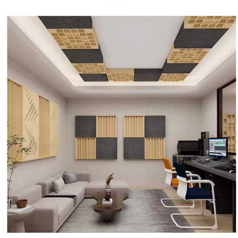 방음 원목 흡음판 실내 소리 차단 인테리어 벽패널 300x900x100mm - 상세 이미지 3