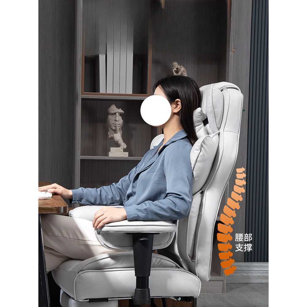 편안한 게이밍 의자 인체공학 하이백 등받이 회전형 그레이 - 상세 이미지 3