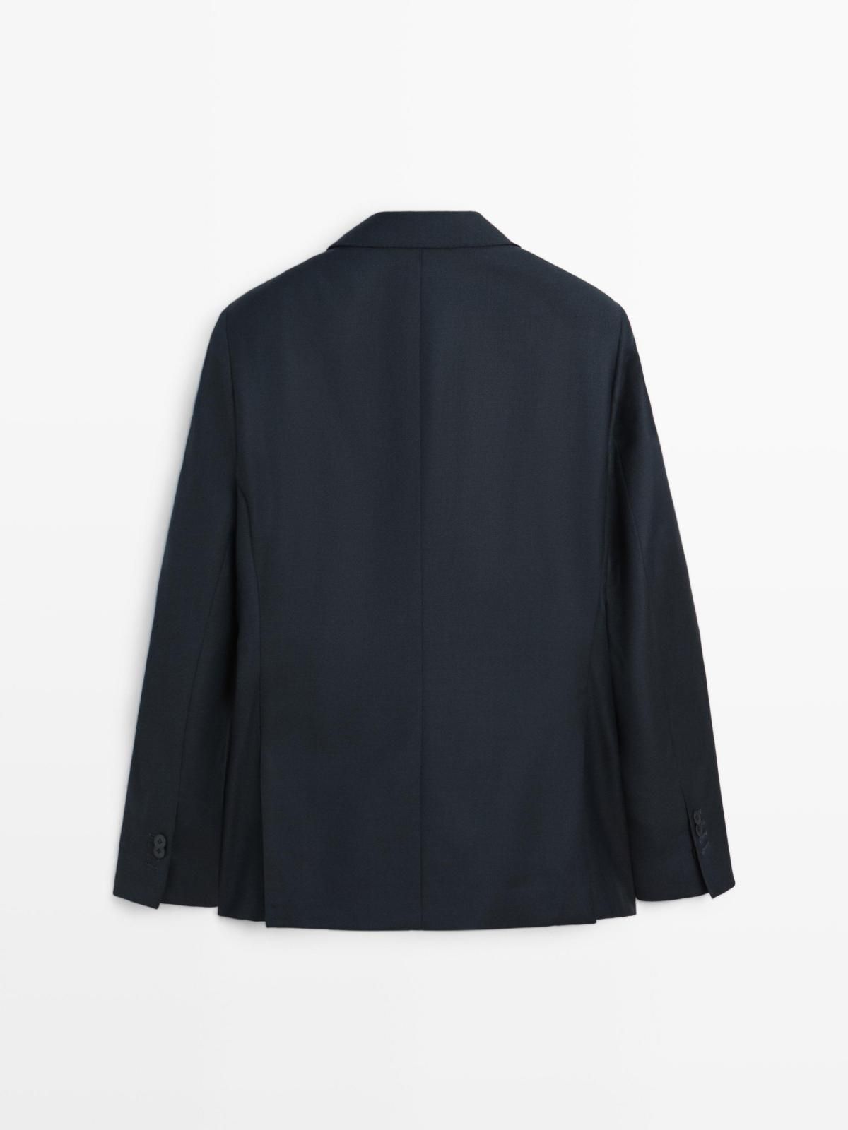 마시모두띠 마이크로 텍스처 울 수트 블레이저 3506/505 NAVY BLUE - 상세 이미지 5