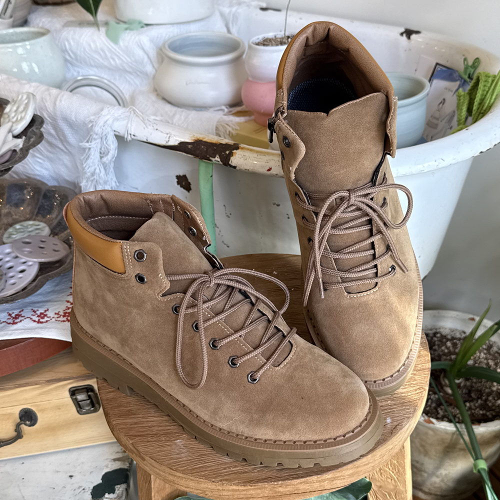 5cm 스웨이드 하이커 워커