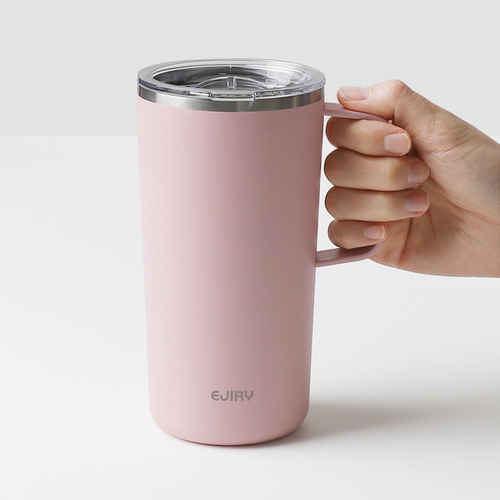 이중 진공 스텐304 에블랑 텀블러 600ml (핑크) - 상세 이미지 3